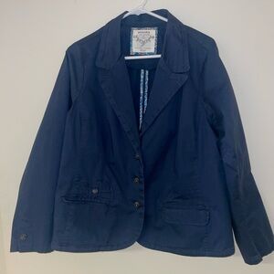 Sonoma Navy Blue Women's Blazer Size 1X